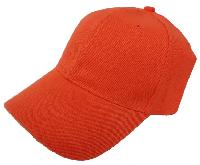 Solid Hunter Orange Ball Cap